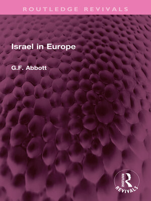 cover image of Israel in Europe